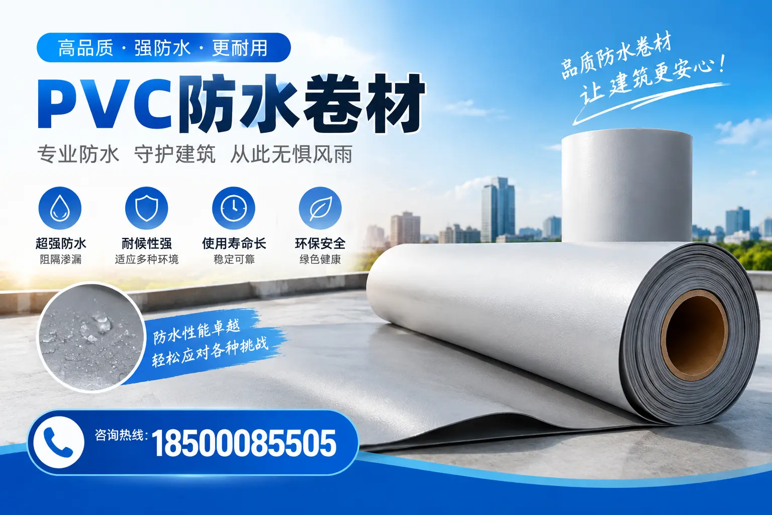 如何选择高质量的PVC防水卷材？吉安消费者必看指南